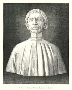 Machiavelli, nach einem Marmor im Nationalmuseum, Bargello von Italian School
