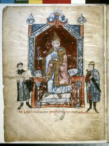 Mathilde von Toskana: thronende Matilde von Canossa