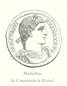 Medaillon von Konstantin dem Großen (Gravur)