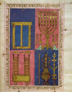 Instrumente des Tempels, aus der Hebräischen Bibel von Italian School