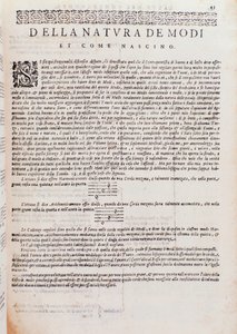 Seite aus Die Kunst des Kontrapunkts von Giovanni Maria Artusi von Italian School