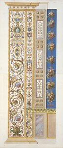 Tafel aus der Raphael-Loggia im Vatikan, aus Delle Loggie di Rafaele nel Vaticano, gestochen von Giovanni Ottaviani (ca.1735-1808), veröffentlicht ca. 1772-77 (handkolorierter Stich) von Italian School