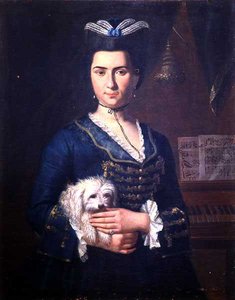 Porträt von Anna Paoli, ca. 1750