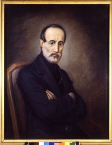 Porträt von Giuseppe Mazzini. 19. Jahrhundert. Museo del Risorgimento, Mailand