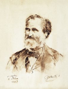 Porträt von Giuseppe Verdi