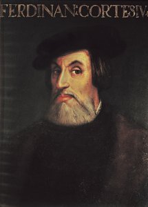 Porträt von Hernando Cortes (1485-1547)