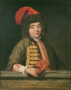 Porträt von Philippe Emmanuel de Coulanges im Karnevalskostüm, 1690