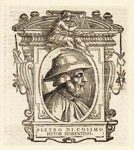 Porträt von Piero di Cosimo, auch bekannt als Piero di Lorenzo, italienischer Maler der Renaissance aus Florenz von Italian School