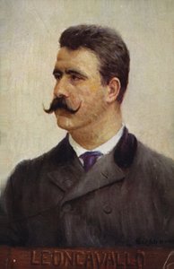 Porträt von Ruggero Leoncavallo