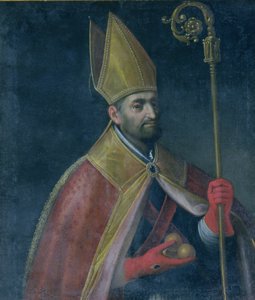 Porträt des Heiligen Nikolaus, 1700 von Italian School
