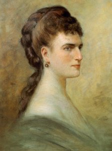 Porträt von Teresa Stolz von Italian School