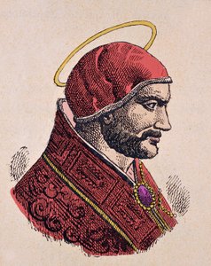 Porträt von Papst Anastasius I. (399-401)