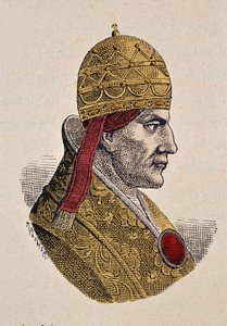 Porträt von Papst Coelestin III. (1191-1198)
