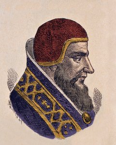 Porträt von Papst Damasus II (1048) von Italian School