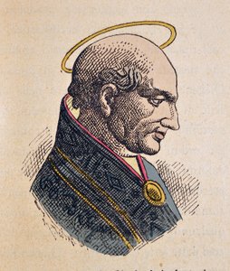 Porträt von Papst Damasus I von Italian School