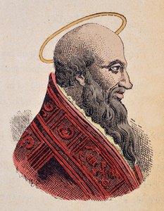 Porträt von Papst Eleutherius (ca. 175-189)