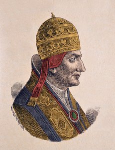 Porträt von Papst Gregor VIII (1187)