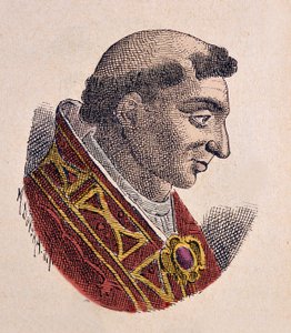 Porträt von Papst Johannes IX (898-900)