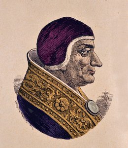 Porträt von Papst Lucius II (1144-1145)