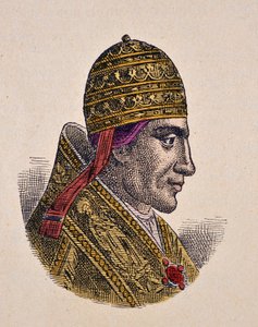 Porträt von Papst Nikolaus II (1058-1061)