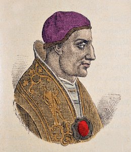 Porträt von Papst Paul I. (757-767)