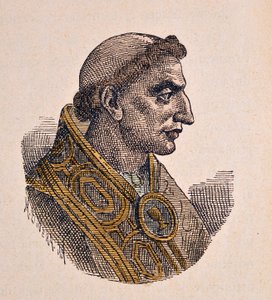 Porträt von Papst Severinus von Italian School