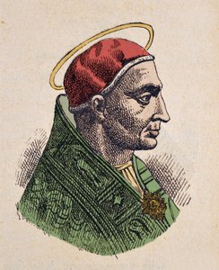 Porträt von Papst Siricius (384-399)