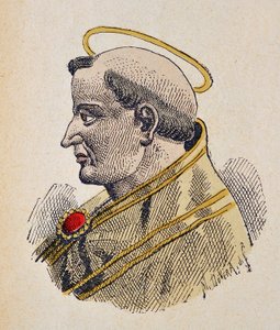 Porträt von Papst Sixtus III. (432-440) von Italian School