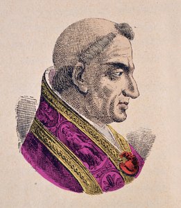 Porträt von Papst Urban IV (1261-1264) von Italian School