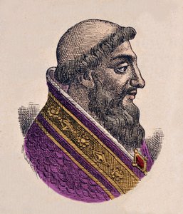 Porträt von Papst Viktor II (1055-1057)