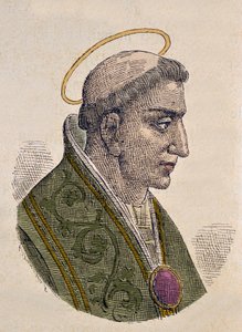 Porträt von Papst Zacharias (741-752)