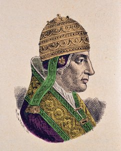 Porträt von Papst Coelestin V (1294)