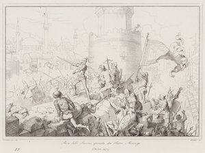 Eroberung von Smyrna durch Pietro Mocenigo