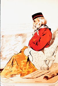 Darstellung von Mitgliedern der parlamentarischen Rechten des Risorgimento und des italienischen Patrioten Giuseppe Garibaldi (1874) von Italian School