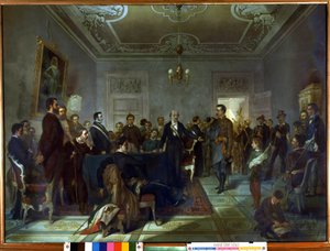 Risorgimento: Die Fünf Tage von Mailand (Cinque giornate di Milano) (18.-22. März 1848): Dies ist eine der ersten Episoden der Revolutionen von 1848 (Teil des Ersten Italienischen Unabhängigkeitskrieges), die den Aufstand der Mailänder Bevölkerung sah von Italian School