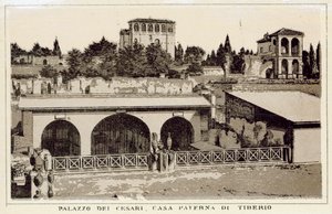 Rom: Palast der Cäsaren, Vaterhaus des Tiberius von Italian School
