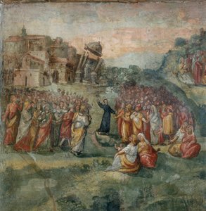 Predigt des Heiligen Hippolytus (Detail) von Italian School