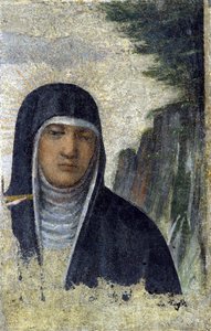 St. Klara. Gründerin des Klarissenordens von Italian School
