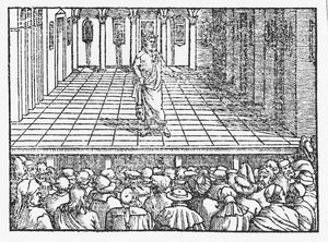 Terence Bühne, ca. 1563 von Italian School