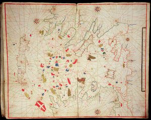 Die Ägäis, aus einem nautischen Atlas, 1646