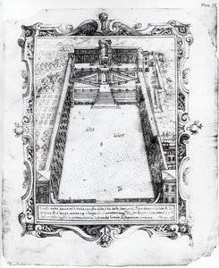 Der Belvedere-Hof im Vatikan, Rom, 1581 von Italian School