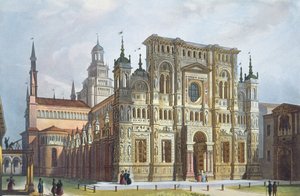 Die Kartause bei Pavia aus Ansichten von Mailand und seiner Umgebung von Italian School