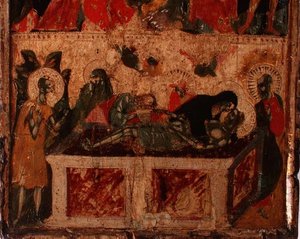 Die Kreuzabnahme Christi (untere Hälfte)