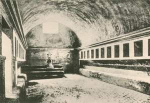 Das Frigidarium der Frauen in den Stabianischen Bädern (Gravur)