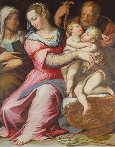 Die Heilige Familie mit dem kleinen Johannes dem Täufer