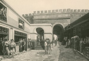 Das Meertor wie es war (Gravur) von Italian School