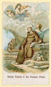 Die Ekstase des Heiligen Franz von Assisi von Italian School