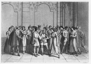 Die Art und Weise, wie die Inkas die Prinzen des Blutes heirateten, ca. 1820 von Italian School