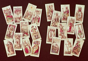 Die Tarotkarten der Großen Arkana von Italian School