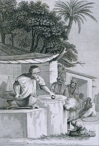 Der Weg, um Makkaroni herzustellen von Italian School
